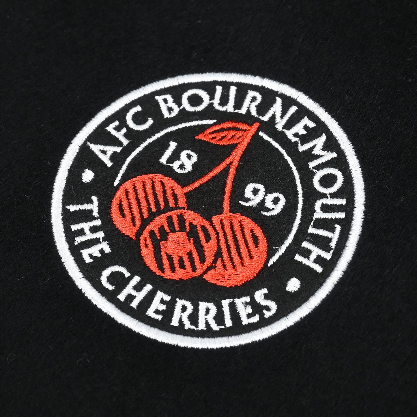 Premium Cherries Varsity Jacket - Black