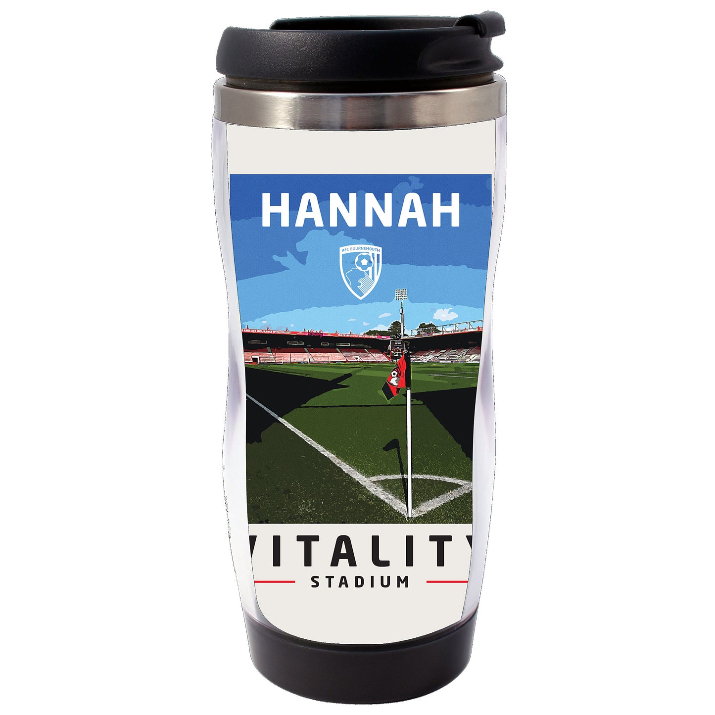 Personalised Travel Mug - Daytime Pitch