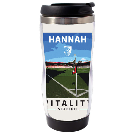 Personalised Travel Mug - Daytime Pitch