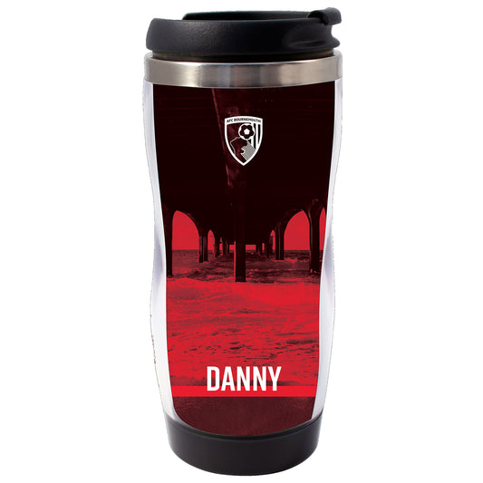 Personalised Travel Mug - Red Pier