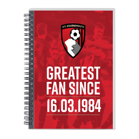 Personalised Notebook - Greatest Fan