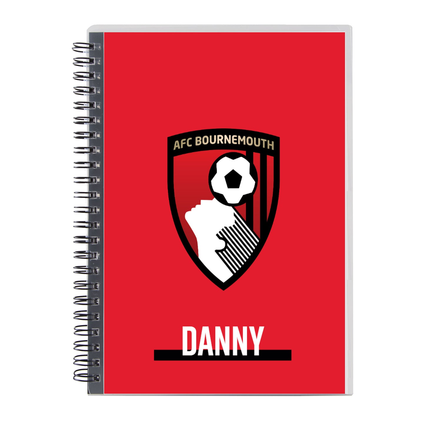 Personalised Notebook - Red Crest