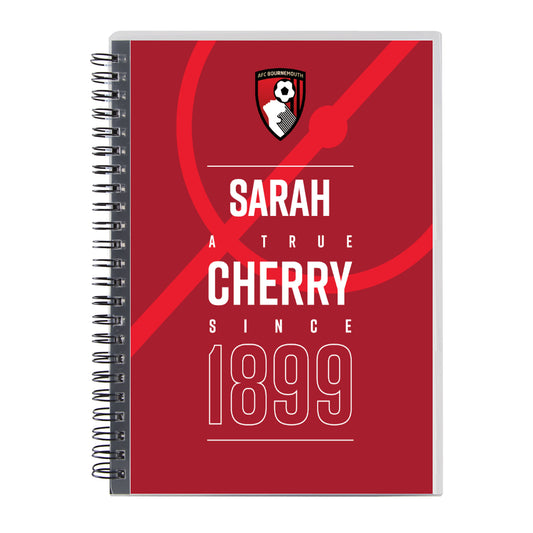 Personalised Notebook - True Cherry