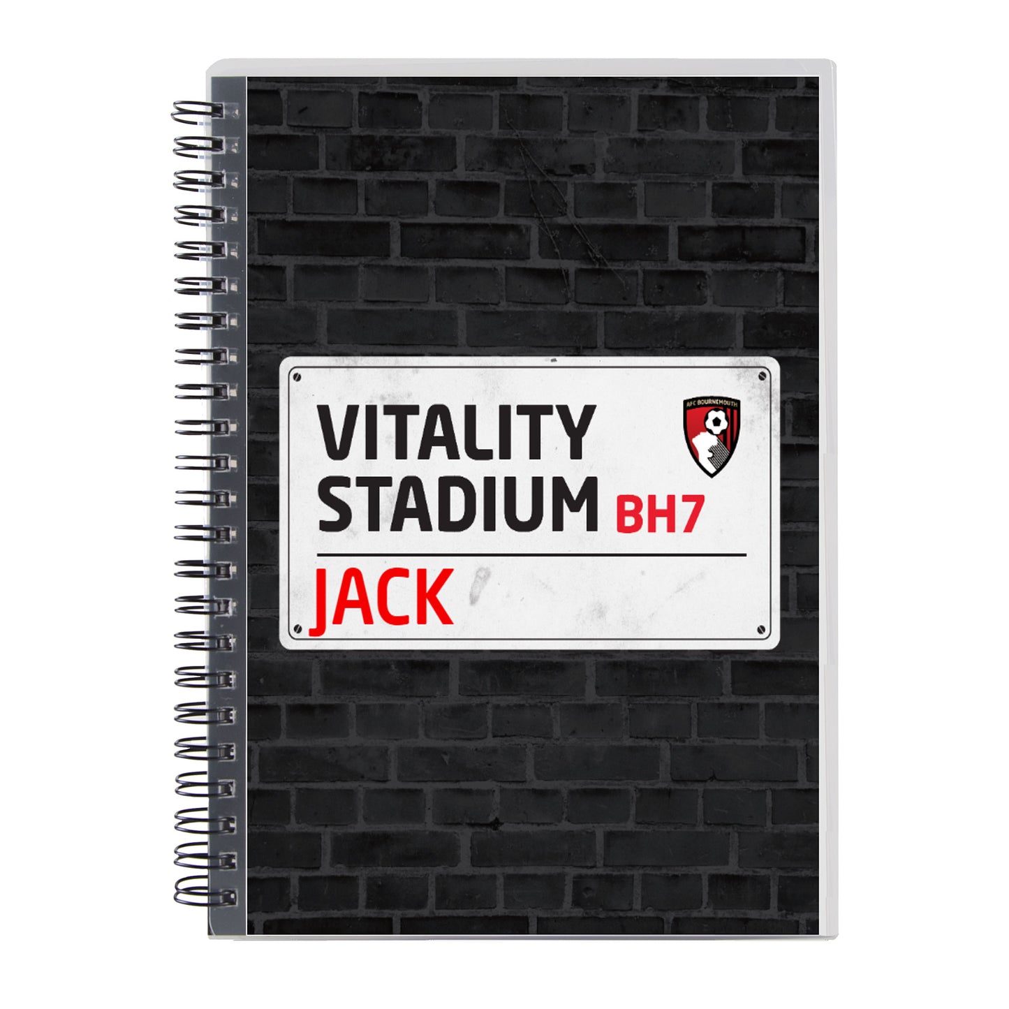 Personalised Notebook - Street Sign