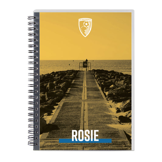 Personalised Notebook - Sepia Jetty