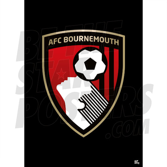 A2 Crest Poster - Black