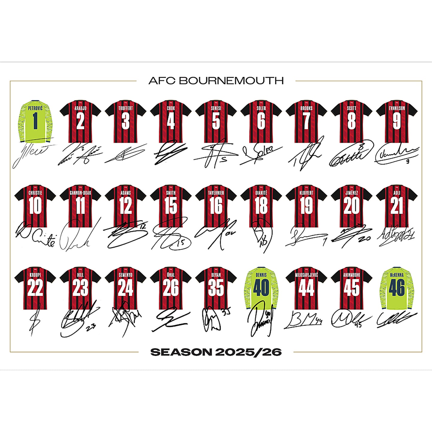 A2 Shirt Signature Poster