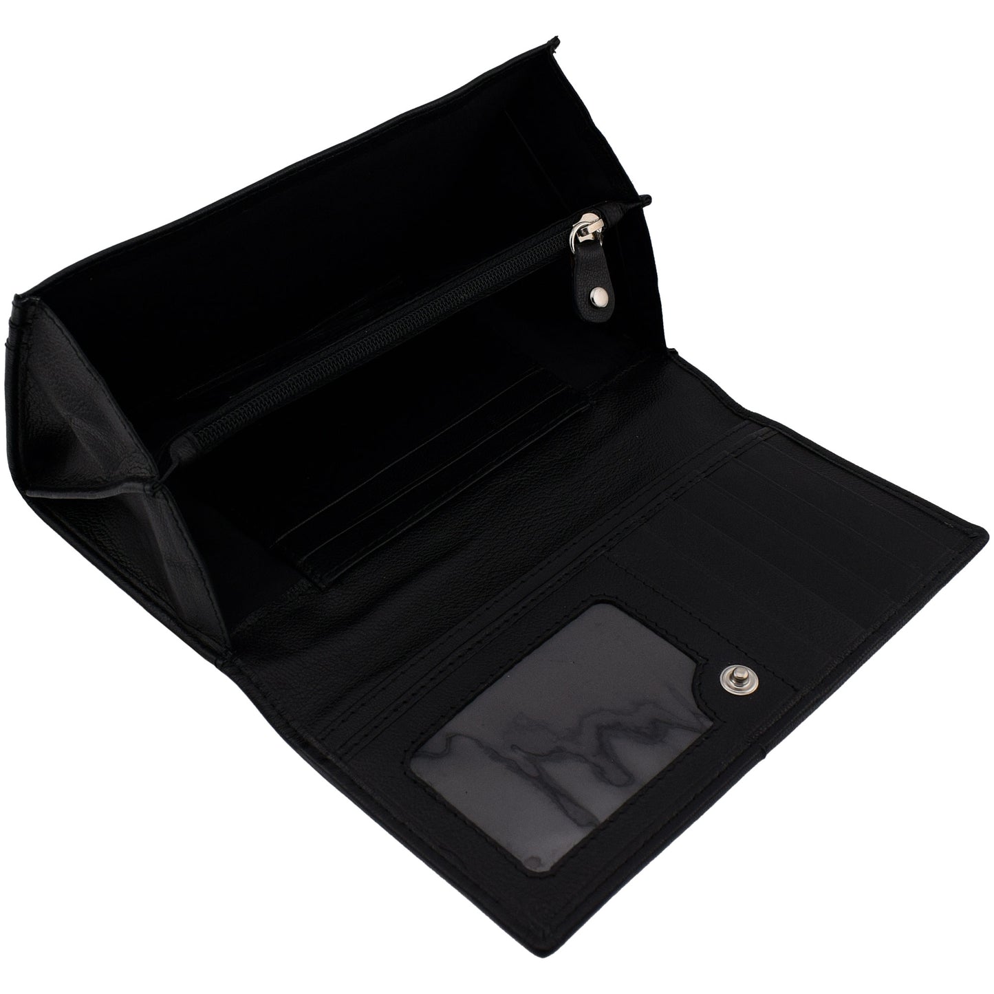 Herringbone Purse - Black / Grey