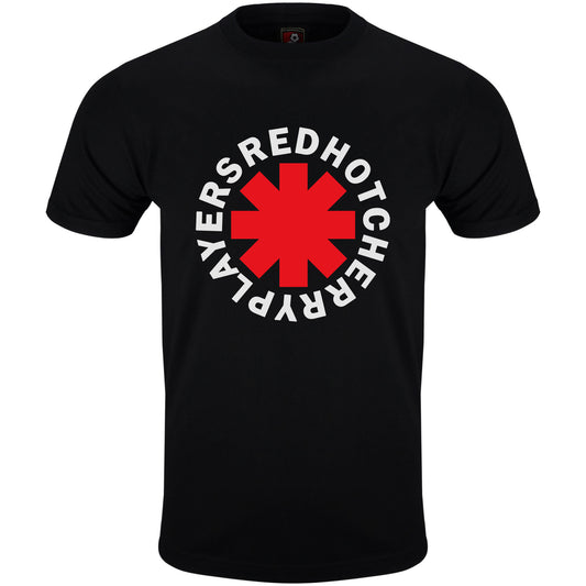 Adults Red Hot Cherry Players T Shirt - Black