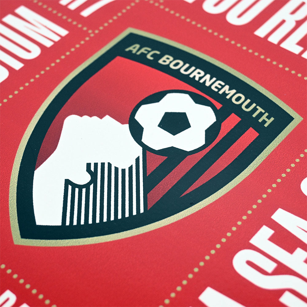 Club Chant Metal Wall Sign
