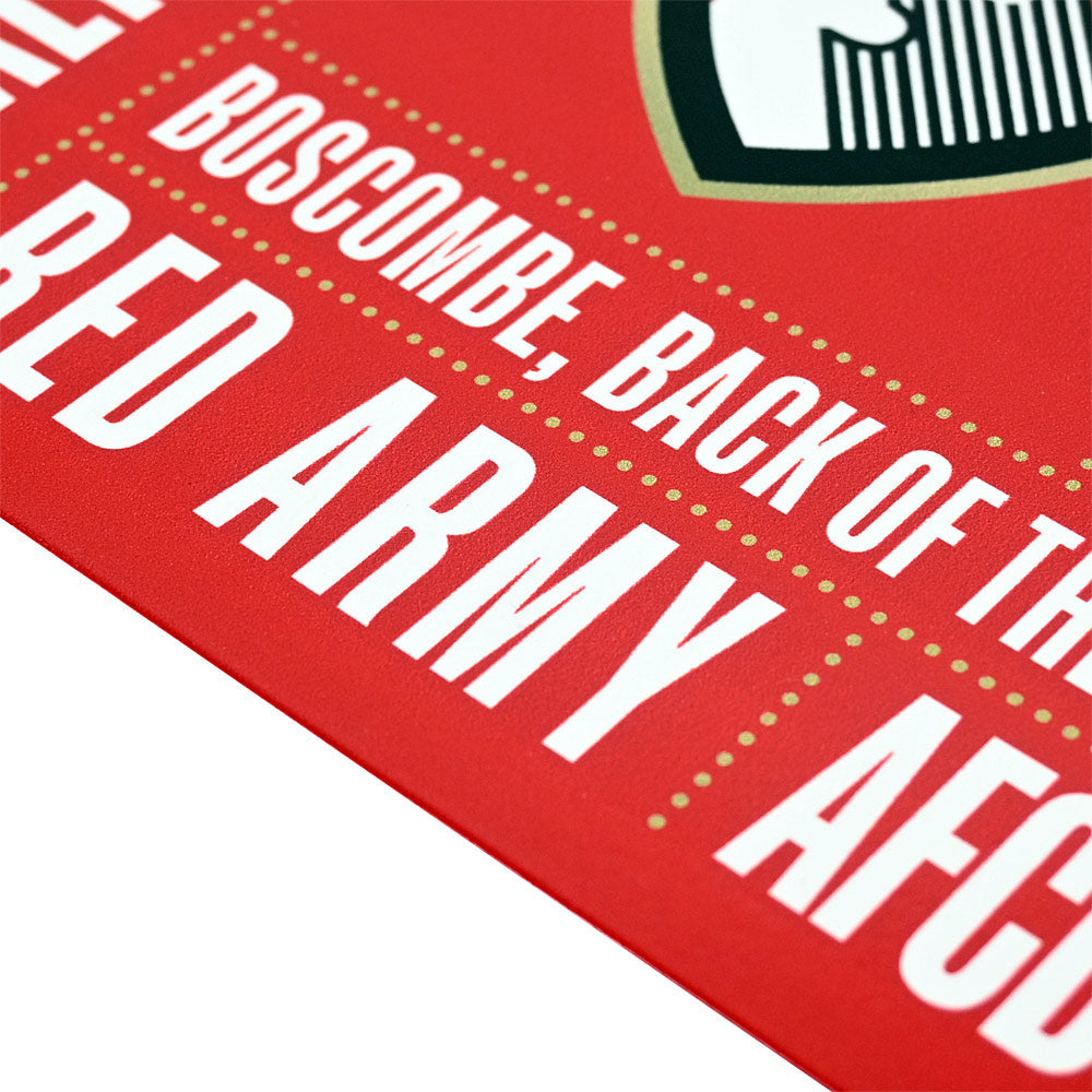 Club Chant Metal Wall Sign