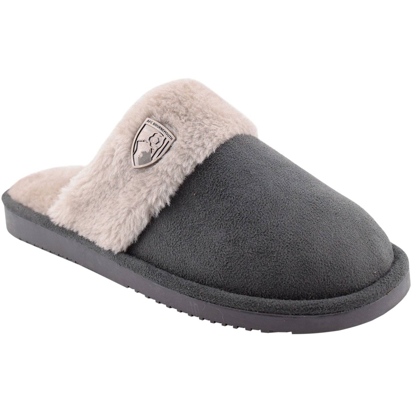 Womens Mule Slippers - Grey