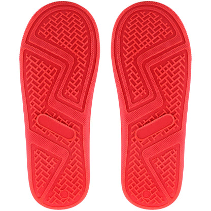 Kids Crest Slippers - Red