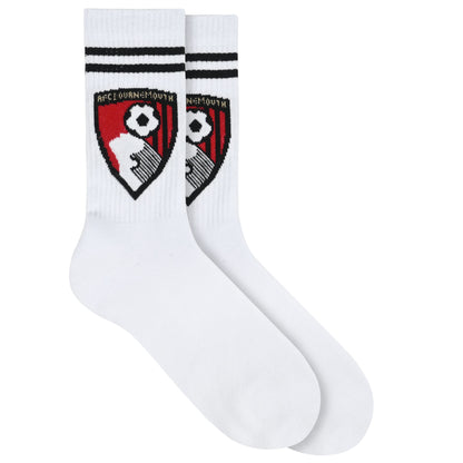 Adults 3 Pack Crew Sports Socks - White