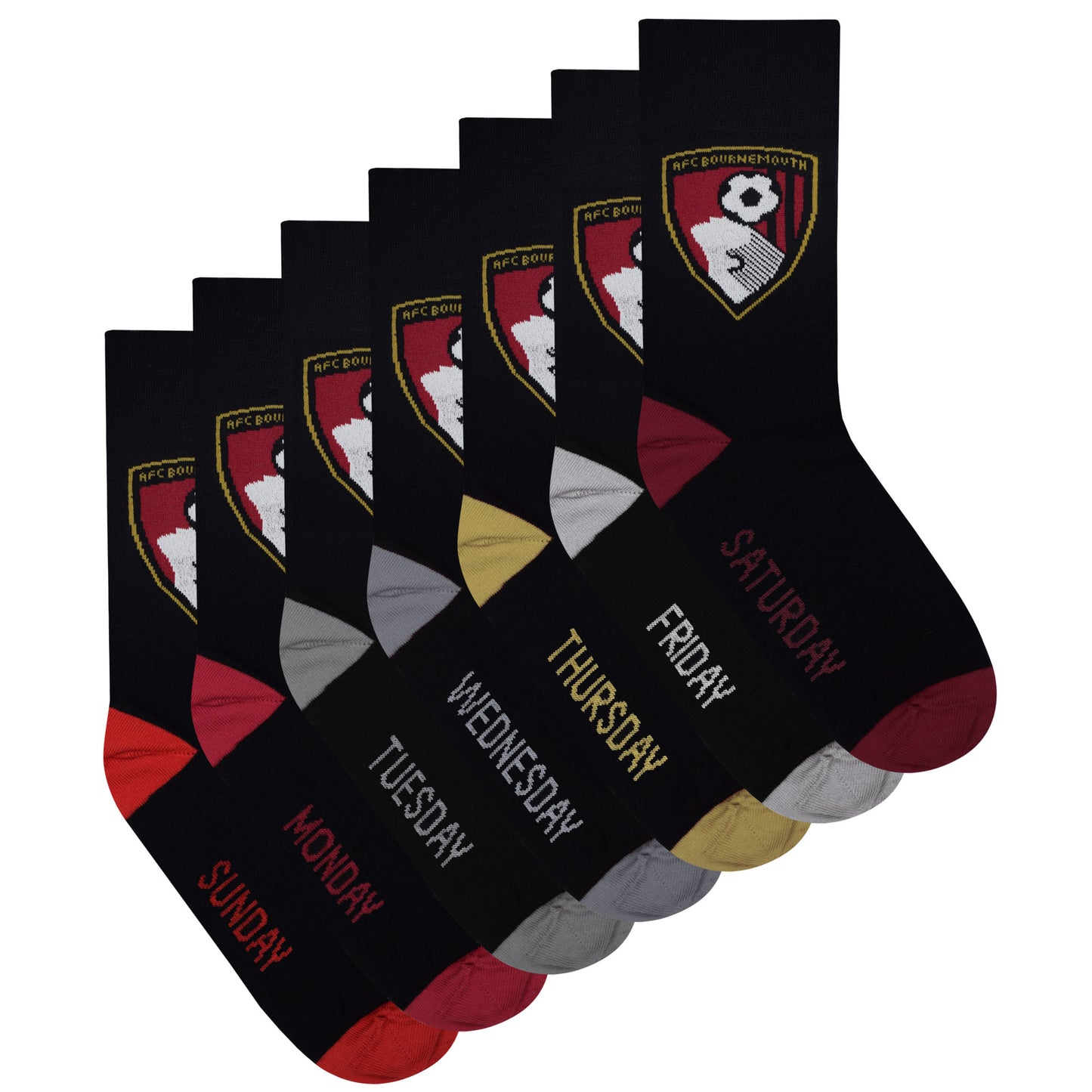 Days Of The Week Socks - 7 Pack