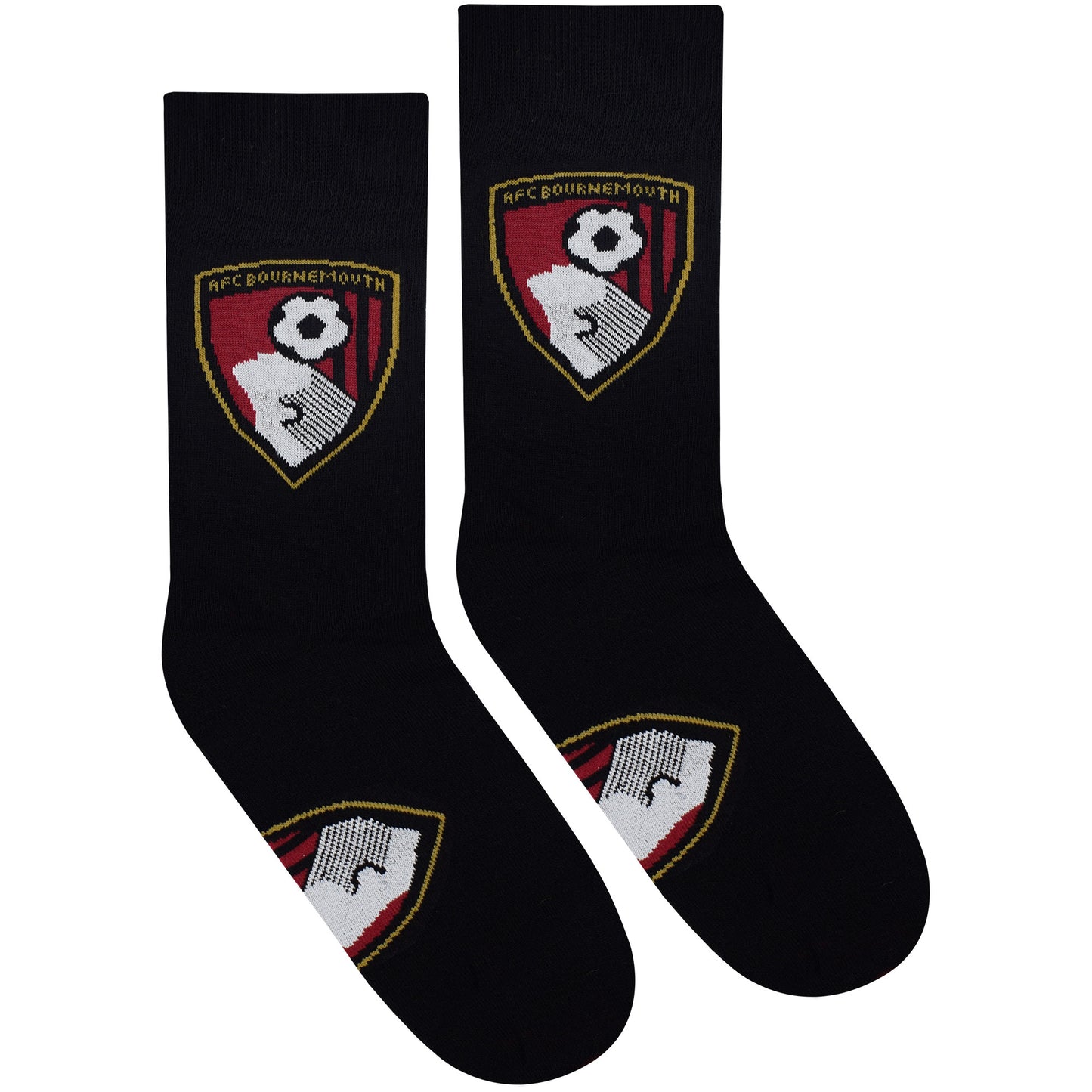 Adults Crest Socks - Black