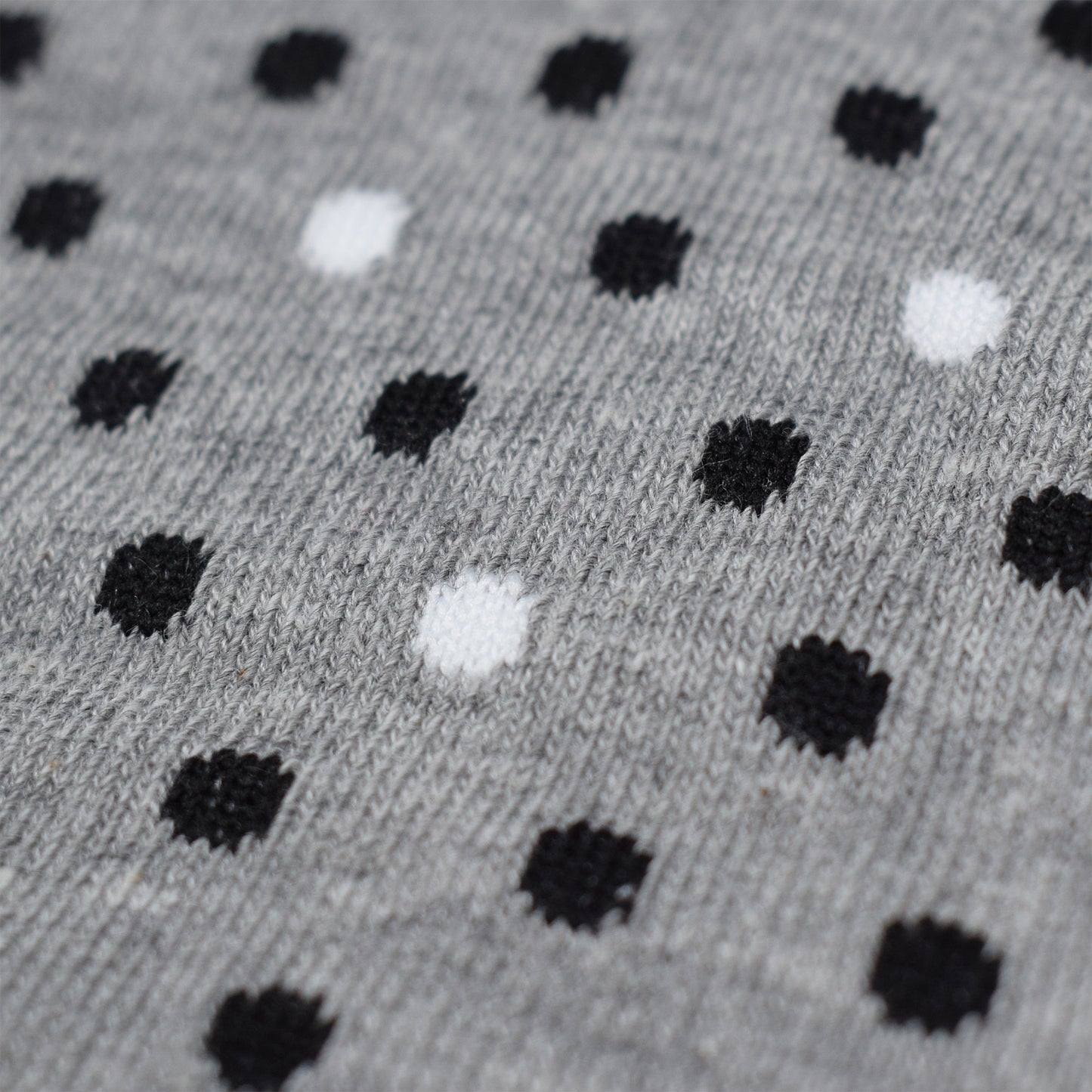 Womens Polka Dot Socks - Grey