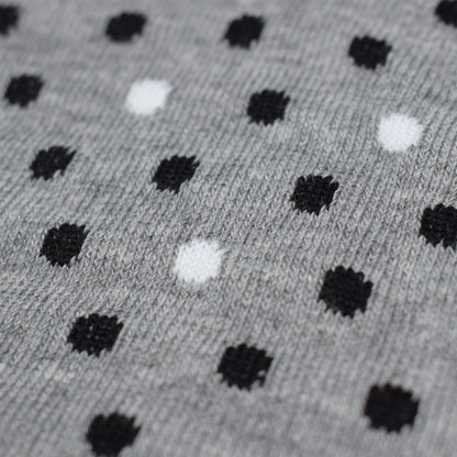 Womens Polka Dot Socks - Grey