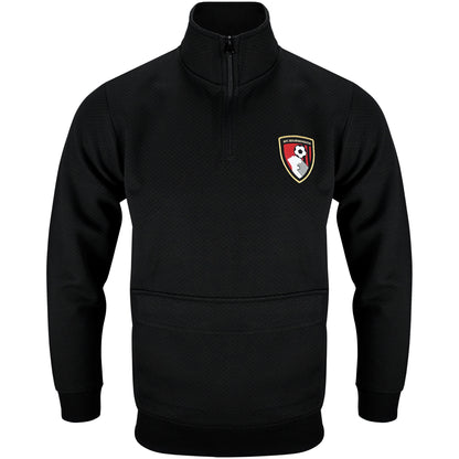 Adults Stourwood 1/4 Zip Top - Black