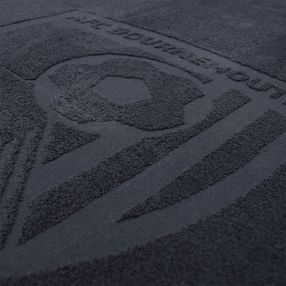 Luxury Crest Towel - Black