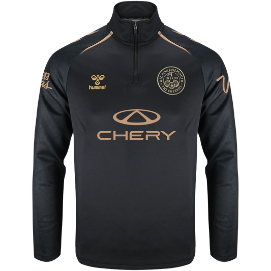 Adult Third Matchday Half Zip 26/27 - Black