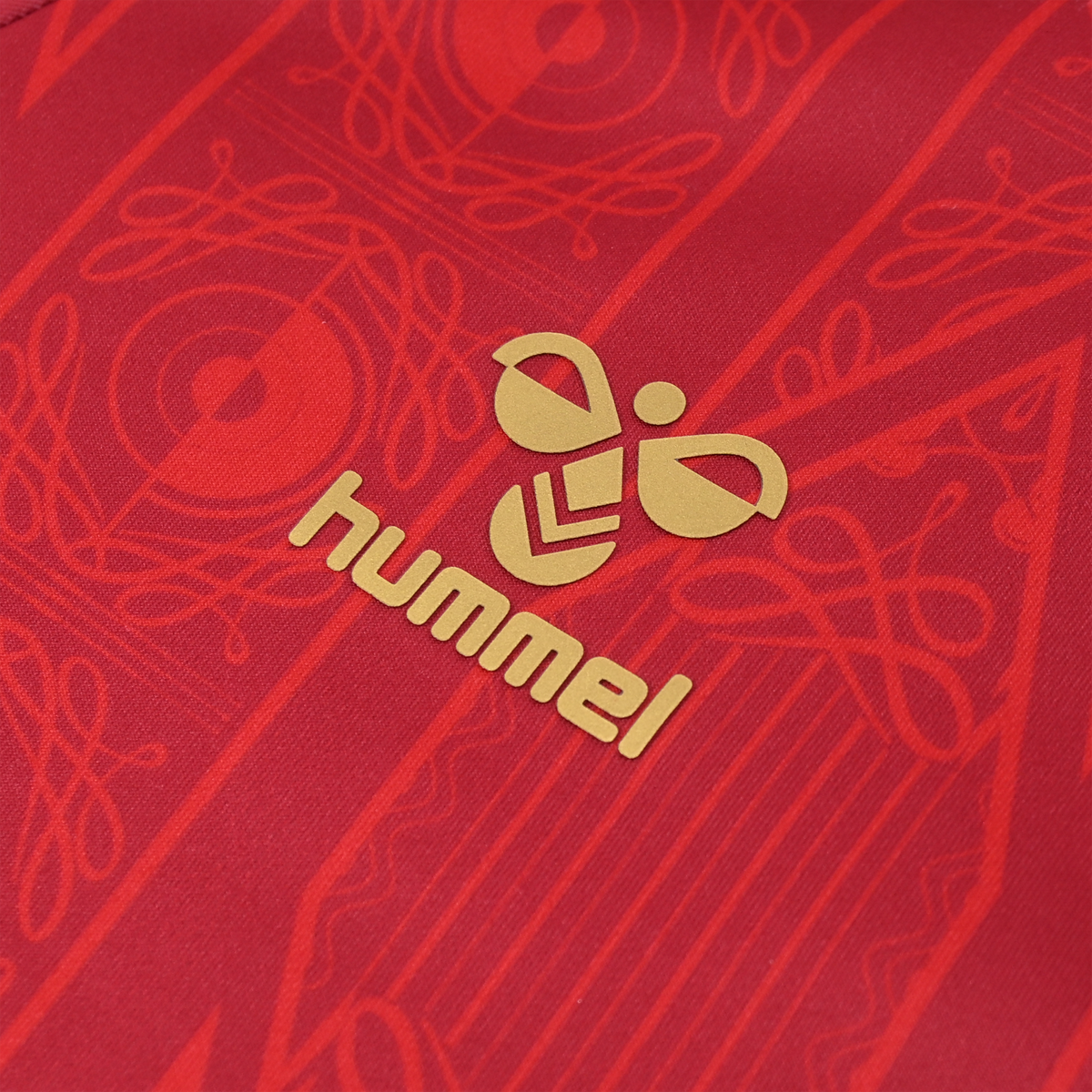 Kids Home Matchday Half Zip 26/27 - Red