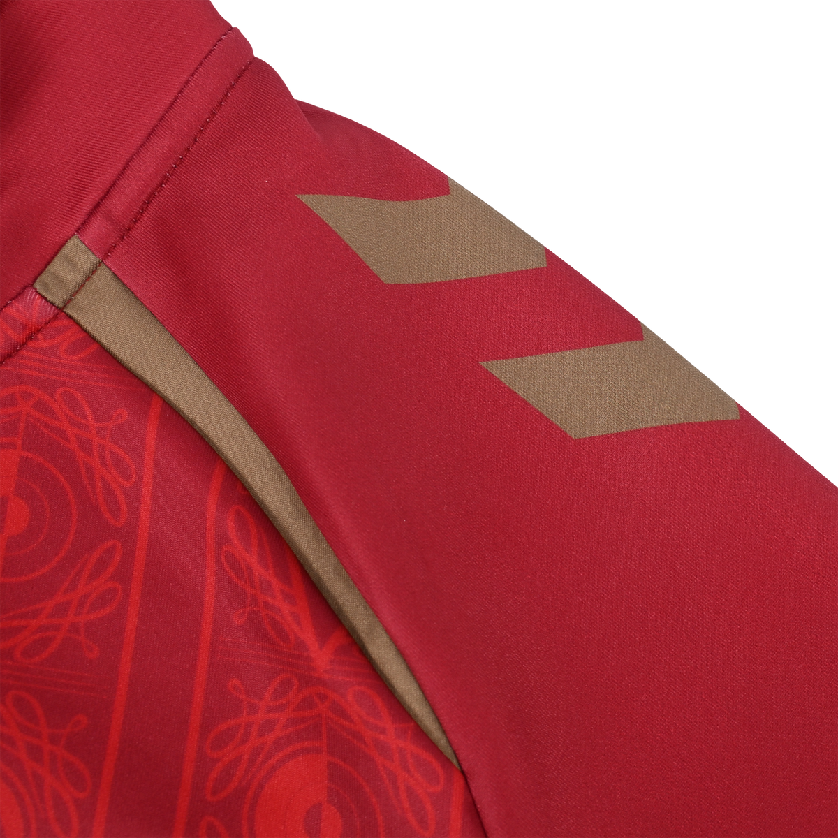 Kids Home Matchday Half Zip 26/27 - Red