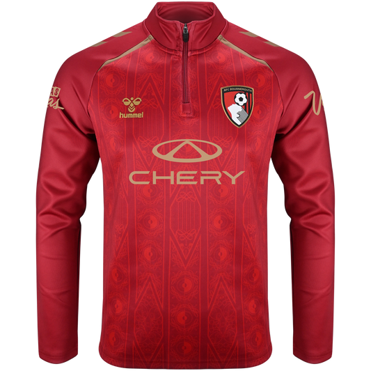 Adult Home Matchday Half Zip 26/27 - Red