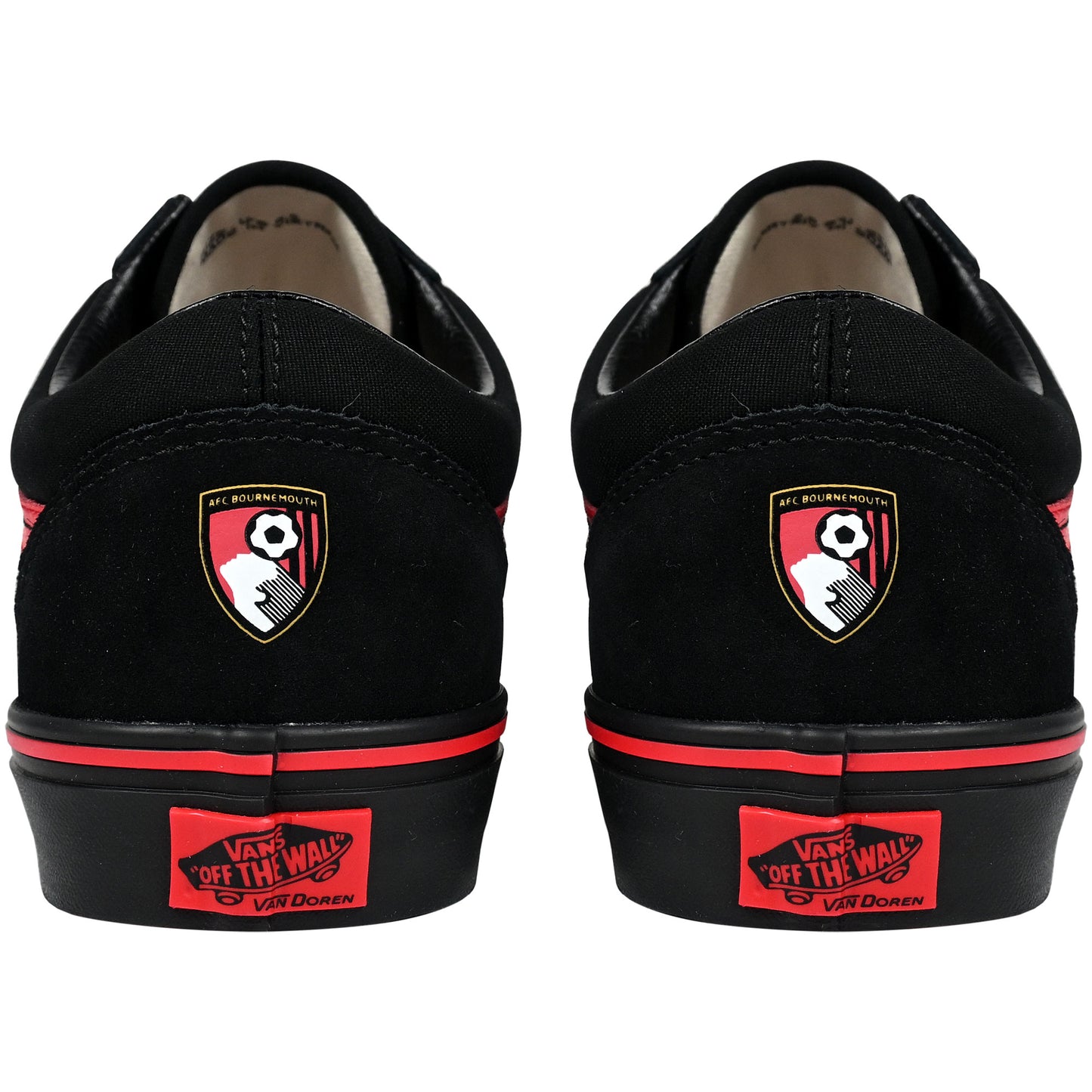 VANS x AFCB Old Skool Trainers - Black / Red