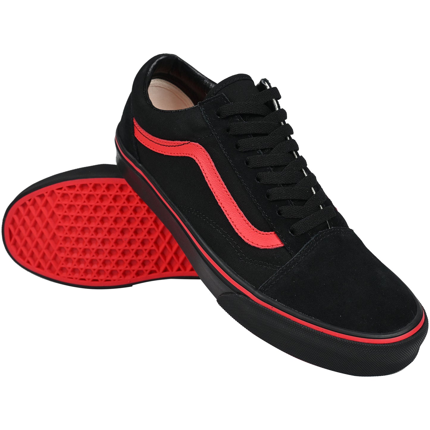 VANS x AFCB Old Skool Trainers - Black / Red
