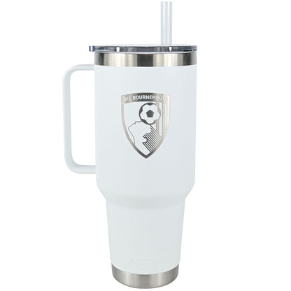 YETI X AFCB 42 OZ Straw Mug - White