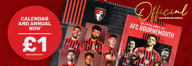 AFC Bournemouth Calendar And Annual £5