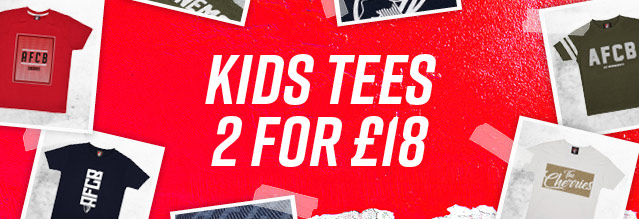 AFC Bournemouth Kids 2 for £18 Tees
