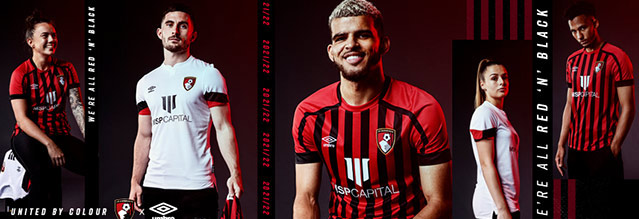 AFC Bournemouth 21-22 Home And Away Kit Out Now
