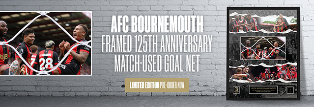 AFC Bournemouth Limited Edition Framed Goal Net