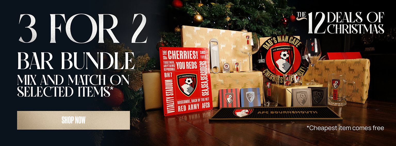 AFC Bournemouth 12 Deals Of Christmas Bar Bundle