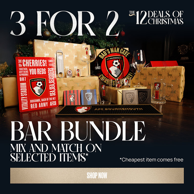 AFC Bournemouth 12 Deals Of Christmas Bar Bundle