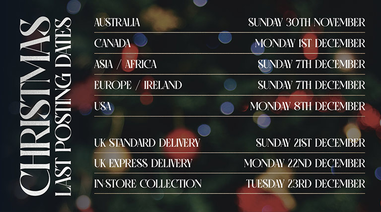 AFC Bournemouth Christmas Last Posting Dates