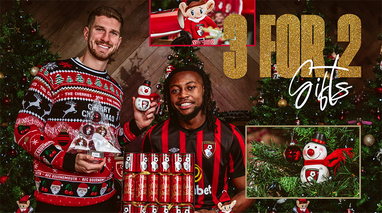 AFC Bournemouth Christmas 3 For 2 Gifts