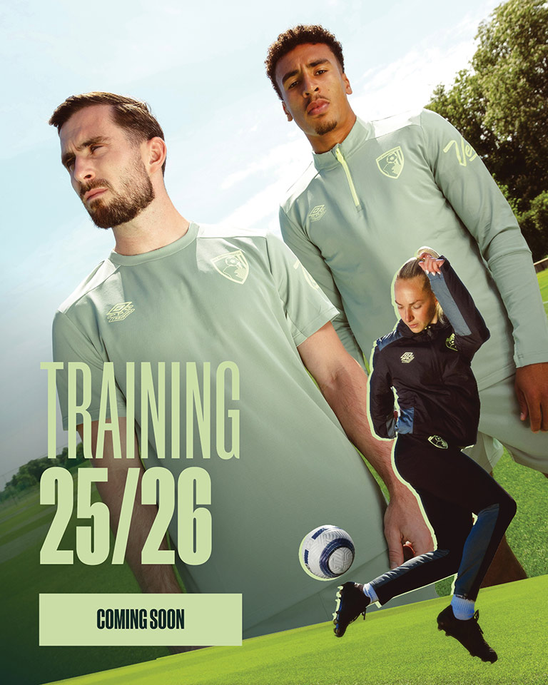 AFC Bournemouth 25/26 Training Wear - Coming Soon