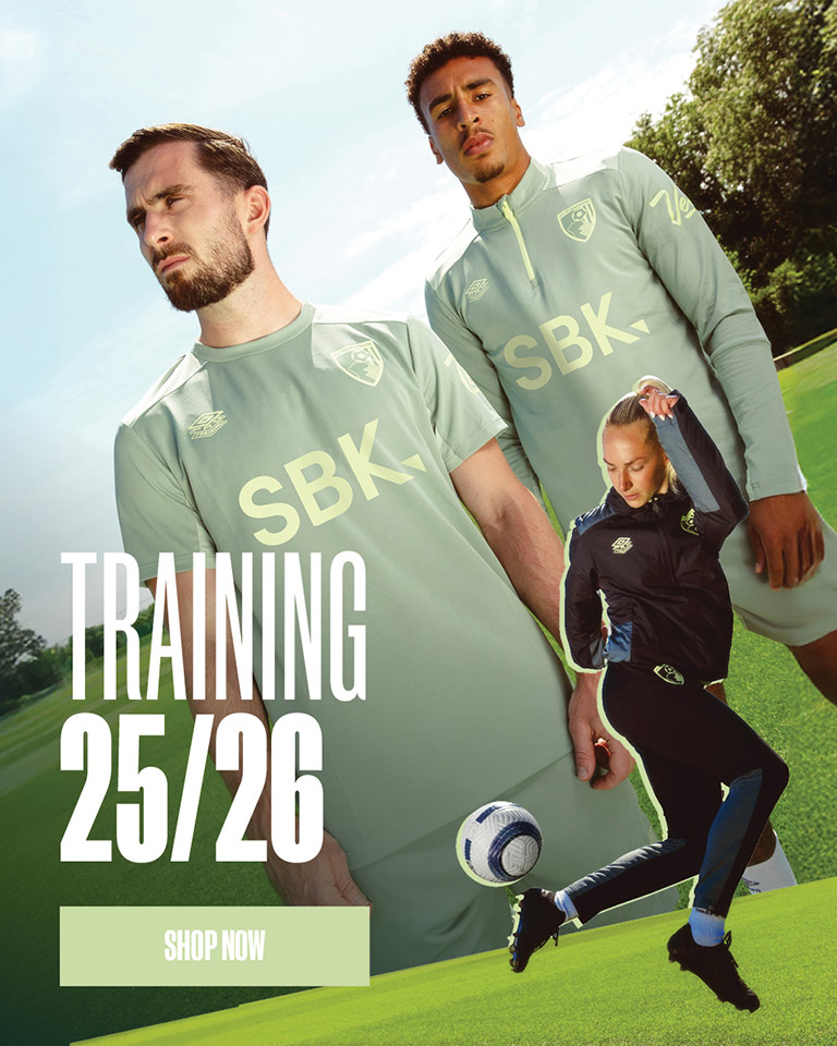 AFC Bournemouth 25/26 Training Wear - Out Now