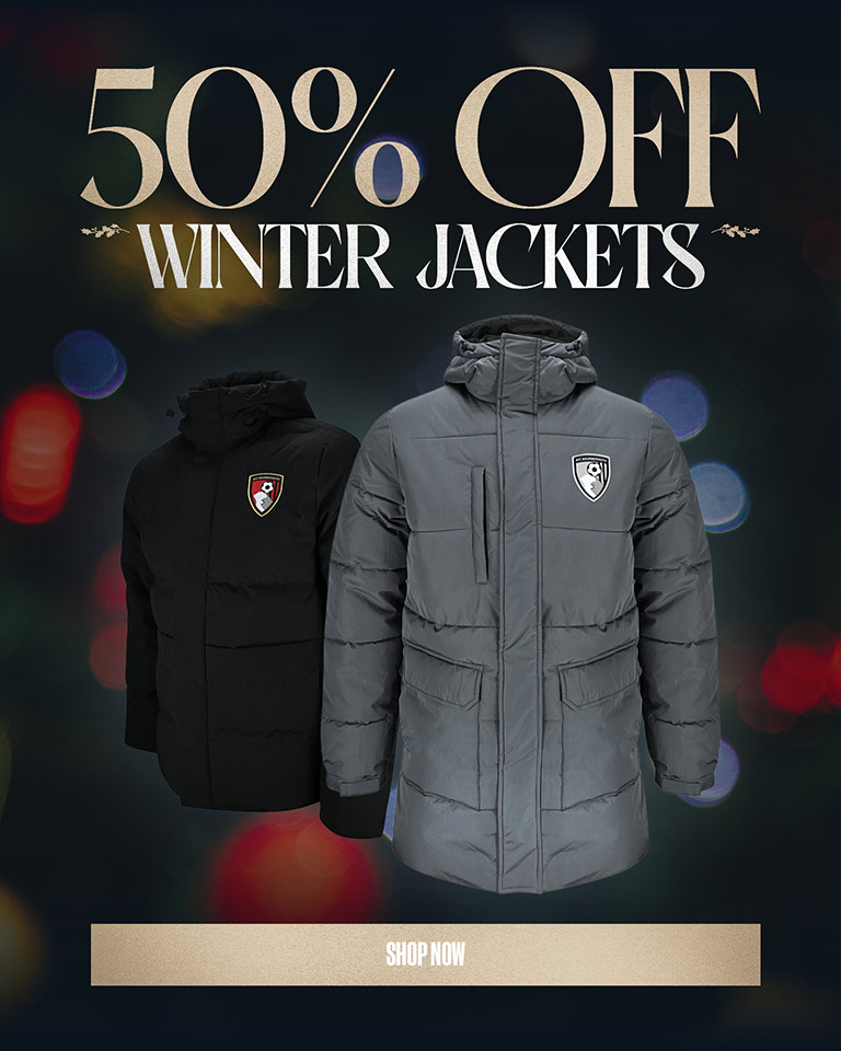 AFC Bournemouth Winter Coats 50% Off