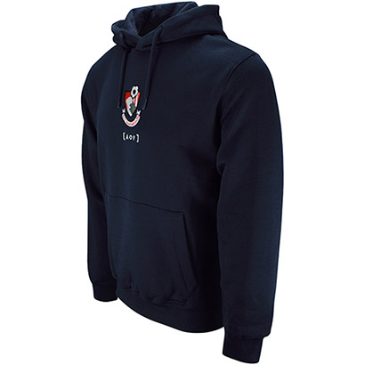 AFCB X Art Of Football 90s Crest Hoodie - Navy