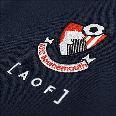 AFCB X Art Of Football 90s Crest Hoodie - Navy