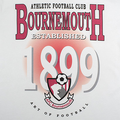 AFCB X Art Of Football Retro Graphic T Shirt - White