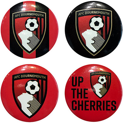 AFC Bournemouth 4 Pack Badges