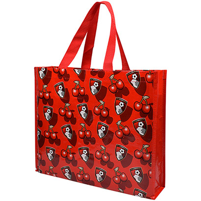AFC Bournemouth Eco Friendly Shopper Bag - Red Cherry Print