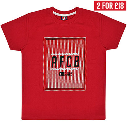 AFC Bournemouth Youths Balance T Shirt - Red