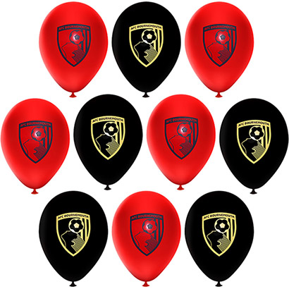 AFC Bournemouth 10 Pack Balloons