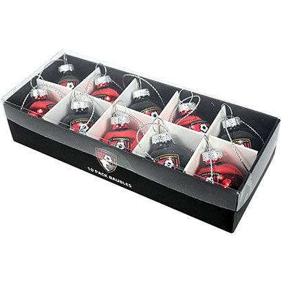 10 Pack Mini Crest Baubles